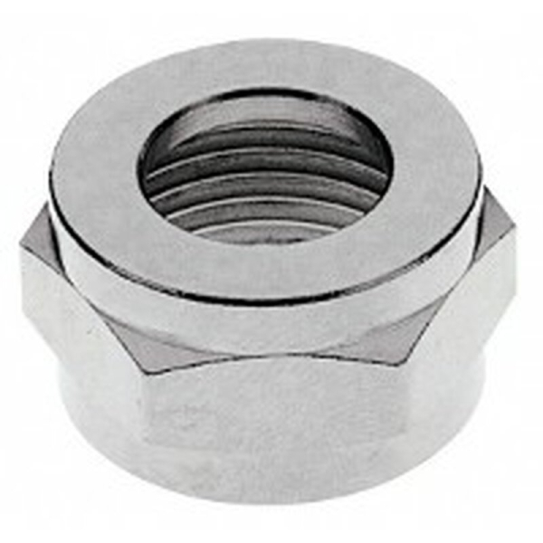 Überwurfmutter Bier - Messing - 5/8 Zoll hohe Ausführung Bohrung 14mm 50 Stück