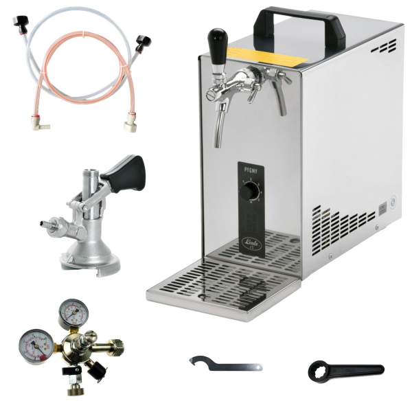 Bierkühler Zapfanlage Bierzapfanlage KEG Dreikant Typ G Steckverbindern 35 L/h