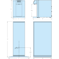 Tafelwasserdispenser Tafelwassergerät blupura...