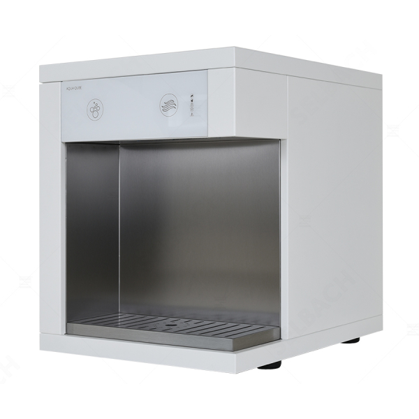 Tafelwassergerät Dispenser Selbach AQUA QUBE Touch weiß matt mit Unterschank
