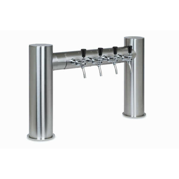 Zweibein Schanksäule Bierschanksäule Brückenschanksäule Kupfer antik 4-leitig