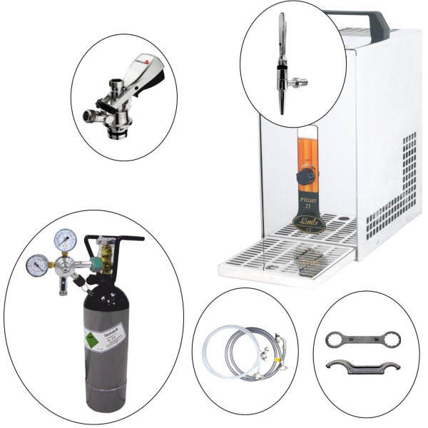 Bierkühler mobile Bierzapfanlage 30 Liter/h Guinness Kilkenny KOMPLETTSET