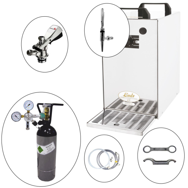 Bierkühler mobile Bierzapfanlage 60 Liter Guinness Kilkenny KOMPLETTSET