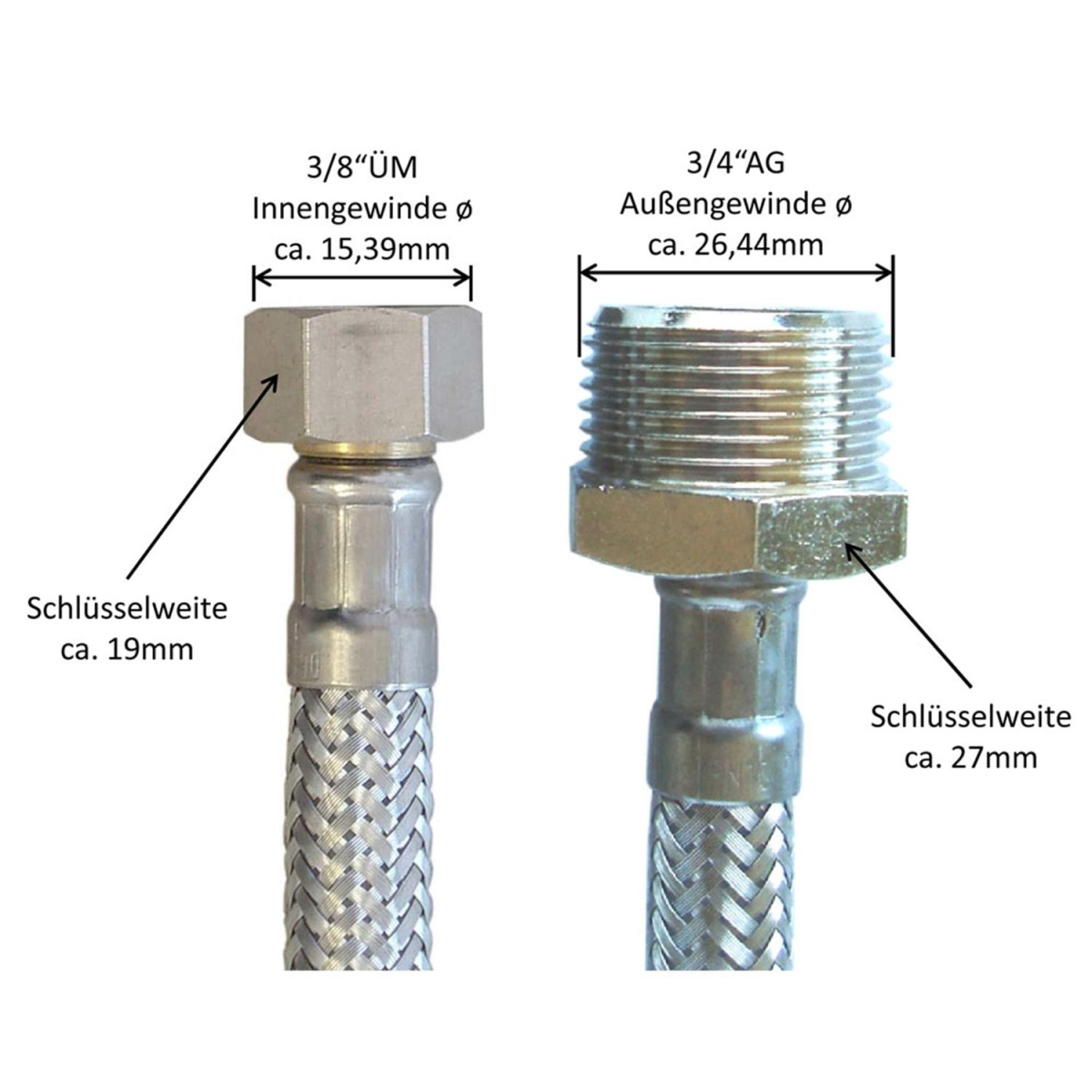 Am-Tech Flexi-Bar 15 Zoll X 3/8 Zoll – Verchromter Vanadium-Stahl, Handwerkzeug Für Heimwerker