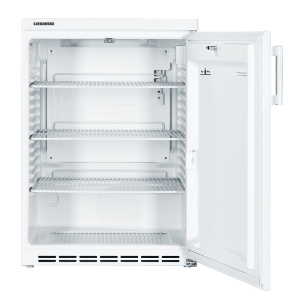 Fass Getränke Kühlgerät Liebherr FKU1800 weiß - Dekor silber - ohne Edelstahlboden