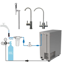 BieTal® Wassersprudler TWA-200 Tafelwasseranlage ohne Kühlung Sprudelwassergerät Komplettset