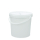Kunststoff Eimer mit Deckel rund Kunststoffb&uuml;gel 10 Liter weiss