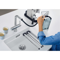 Wasserhahn Küchenarmatur Blanco FONTAS-S II - 3-Wege mit herausziehbaren Auslauf