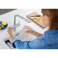 Wasserhahn Küchenarmatur Blanco FONTAS-S II - 3-Wege mit herausziehbaren Auslauf