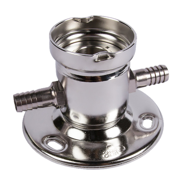 Micro Matic Reinigungsadapter 2-ltg Edelstahl einfach KEG Zapfkopf Köpi Typ D