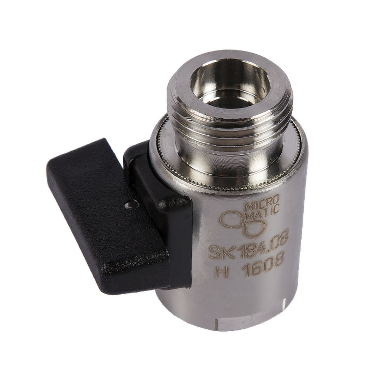 Bier Abstellhahn Edelstahl MICRO MATIC Bierabsperrhahn 10mm