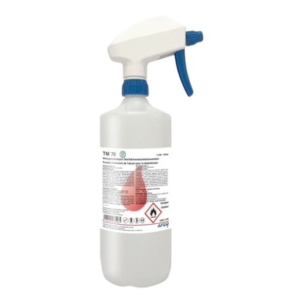 Thonhauser TM 70 Oberflächen Desinfektions Spray Mittel 1 Liter Sprühflasche