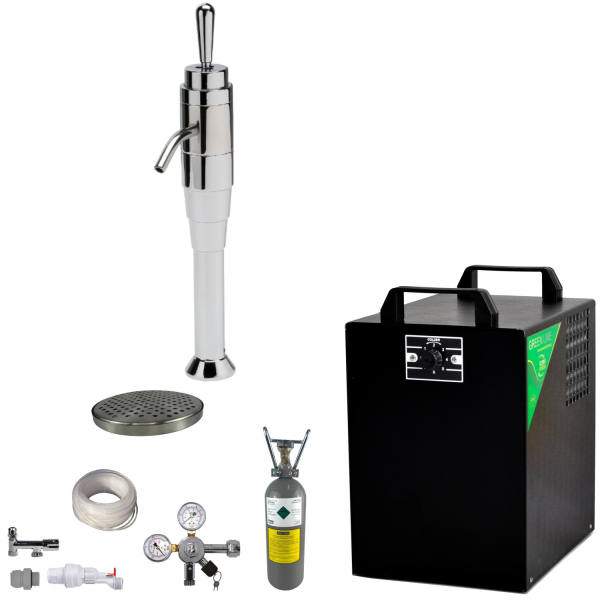 Wassersprudler BieTal® BT-25U mit Kühlung 25 L/h & Zapfstelle Joystick Komplettset