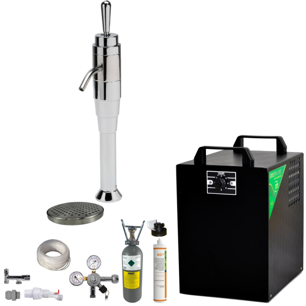 Wassersprudler BieTal® BT-25U mit Kühlung 25 L/h Zapfstelle Joystick & Filter SET