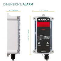Analox AX60+ Gaswarnanlage Gaswarngerät Sauerstoff O2 1 Raum Überwachung Starterkit
