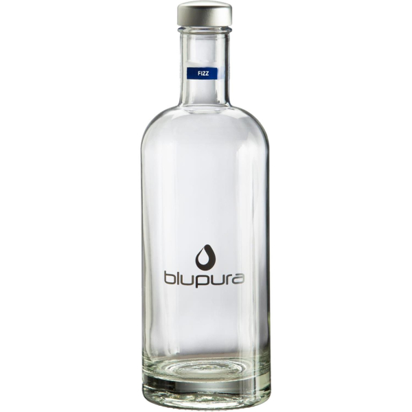 Blupura Flasche aus Glas 750ml - Style Bottle fizz - Trinkflasche Drehverschluss
