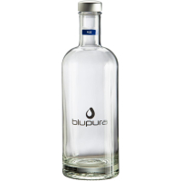 Blupura Flasche aus Glas 750ml - Style Bottle fizz -...