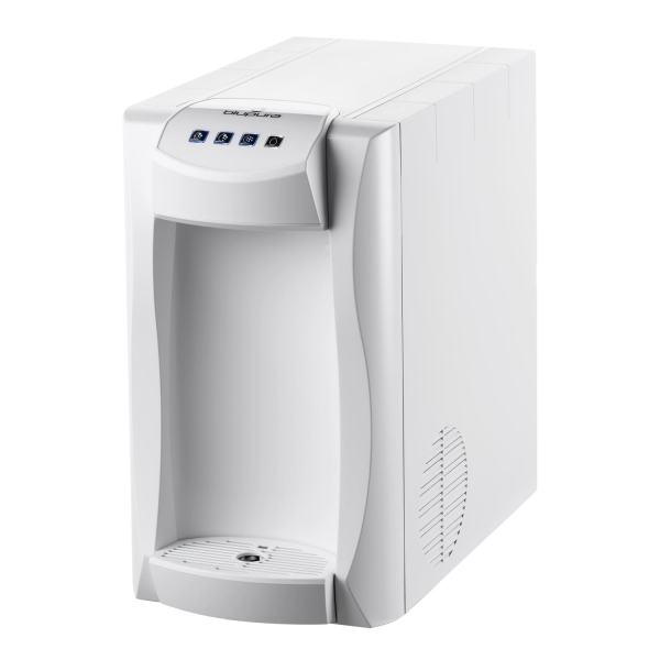 Tafelwassergerät Wasserzapfanlage Sprudelwasser blupura Piccola 15 fizz weiß