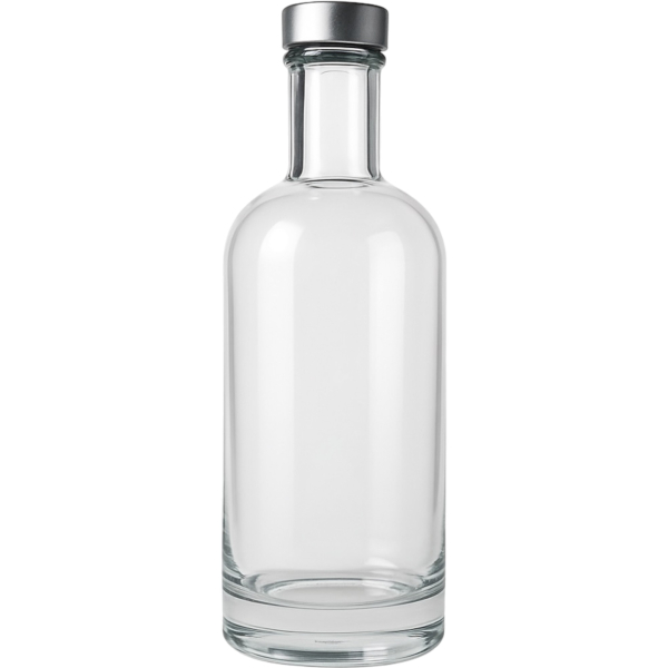BieTal® Trinkflasche Style Bottle Glas Flasche 750ml Sprudel Wasser OHNE LOGO