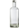 Flasche aus Glas 750ml - Style Bottle - Trinkflasche mit Drehverschluss Silber