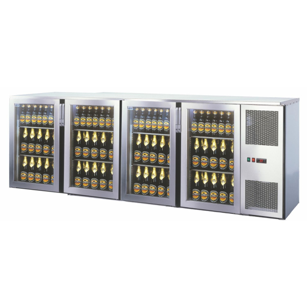 Getränketheke Kühltheke Bauteil Unterbaukühlung MaxiMax 2600mm breit 650mm tief