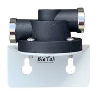 BieTal Filterkopf BT1 mit 3/8 Zoll Anschlüssen...