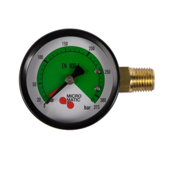 Manometer Micro Matic Inhaltsmanometer 50mm mit 1/4 Zoll Gewinde für N2 Stickstoff