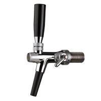 Bierhahn Schankhahn Kompensatorhahn - verchromt - Auslauf...