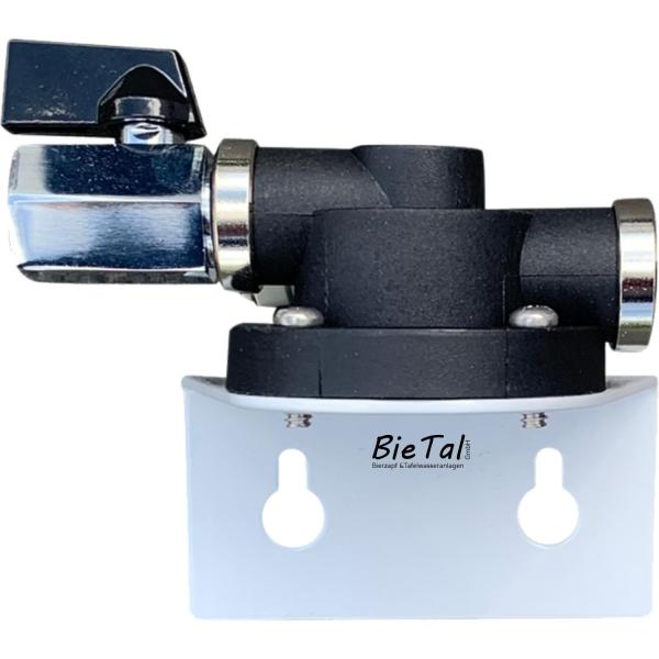 BieTal Filterkopf BT2 2x 3/8 Zoll mit Absteller für Everpure Pentair Wasserfilter