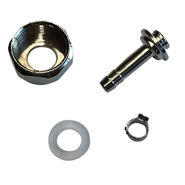 Schlauchtüllen SET CO2 Anschlußset 3/4 Zoll 6-Kant Mutter Tülle Messing 7mm