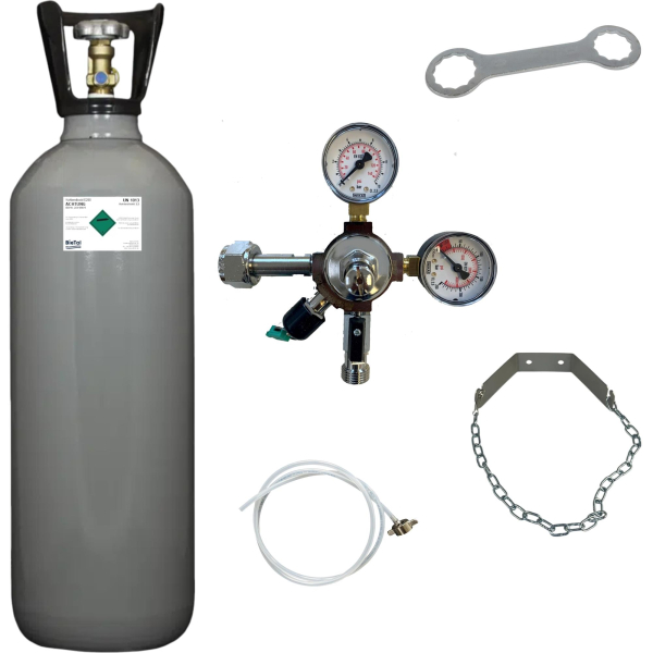 Zubehörset zur Umrüstung von Quooker Cube auf große 10Kg CO2-Flasche Umbauset