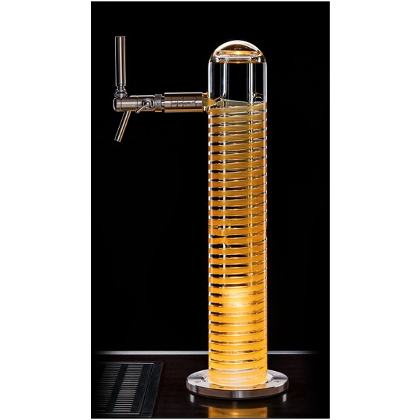 Taptube S Schanksäule aus Glas