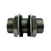 Gewindestutzen Durchgangsstutzen Doppelverschraubung -...