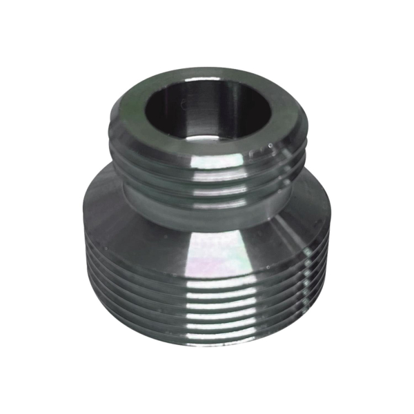 Reinigungstülle Reinigungsadapter Edelstahl Kompensatorhähne 29,7 mm Anschluß