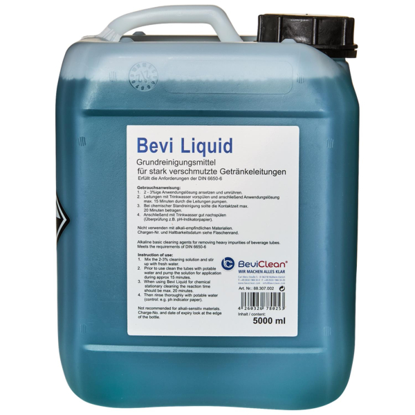 Alkalisches Grundreinigungsmittel Bevi Liquid 5 Liter