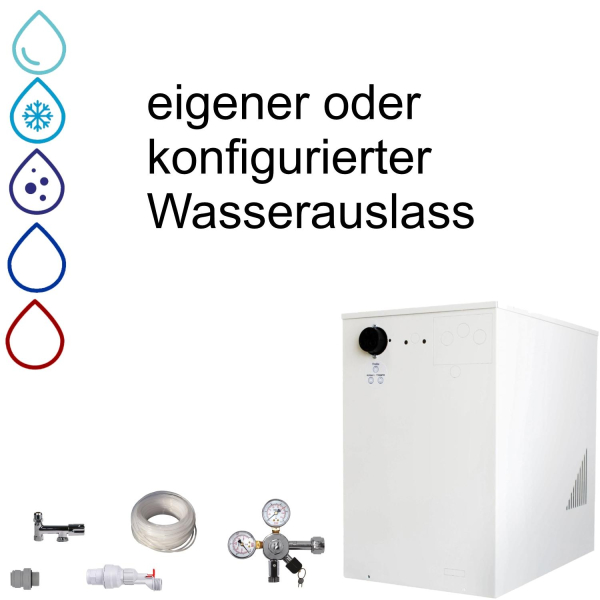 KONFIGURATOR - Wassersprudler BieTal® BT-30U Tafelwassergerät Anlage OHNE CO2 SET