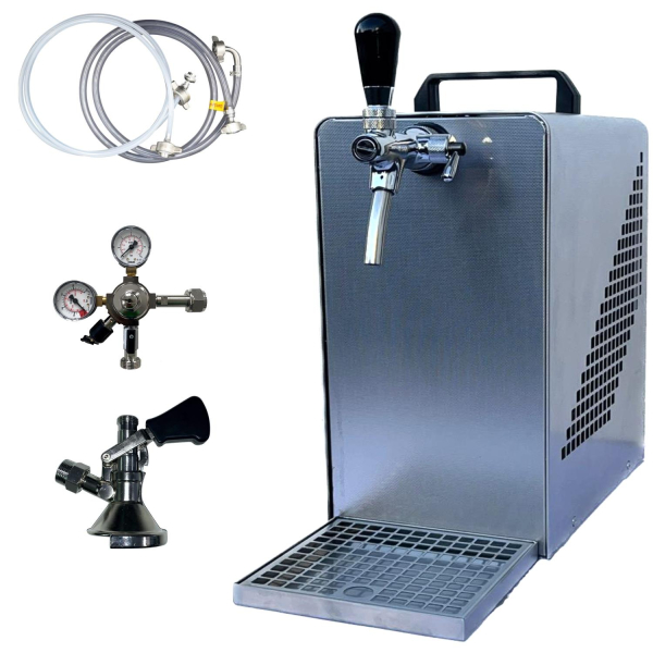 BieTal® Bierzapfanlage Bierkühler Zapfanlage 30 Liter/h SET Typ M OHNE CO2 Flasche