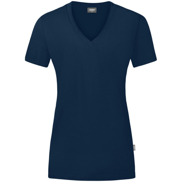 Jako - T-Shirt Damen Organic Baumwolle - blau - Größe 42