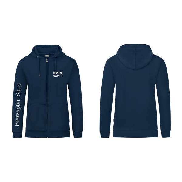 BieTal® - Kapuzenjacke Organic Baumwolle - blau - Größe 4XL