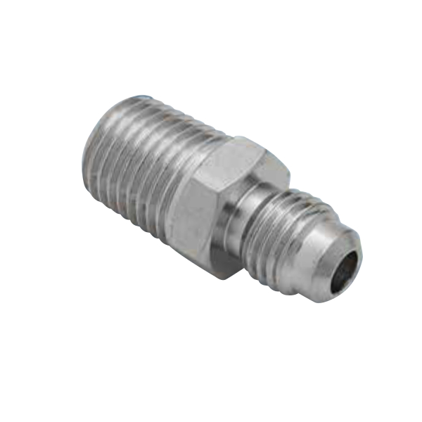 Übergangsstück Adapter - 7/16 Zoll 20 UNF AG auf G 1/4 Zoll AG - Edelstahl VA