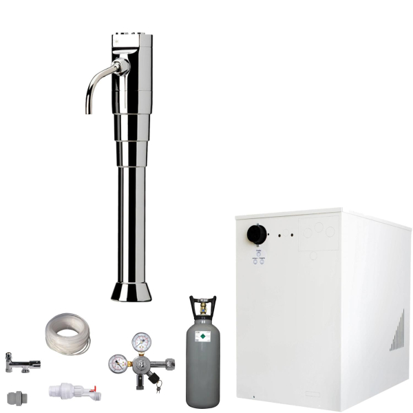 Wassersprudler BieTal® BT-30U Tafelwassergerät 3-Wege Ausschank Puls flach 6kg CO2