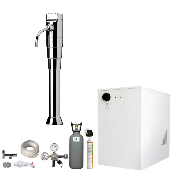 Wassersprudler BieTal® BT-30U Tafelwassergerät 3-Wege Puls flach Filter 6kg CO2