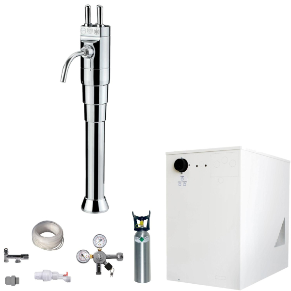 Wassersprudler BieTal® BT-30U Tafelwassergerät 3-Wege Classic Hebel 2kg CO2