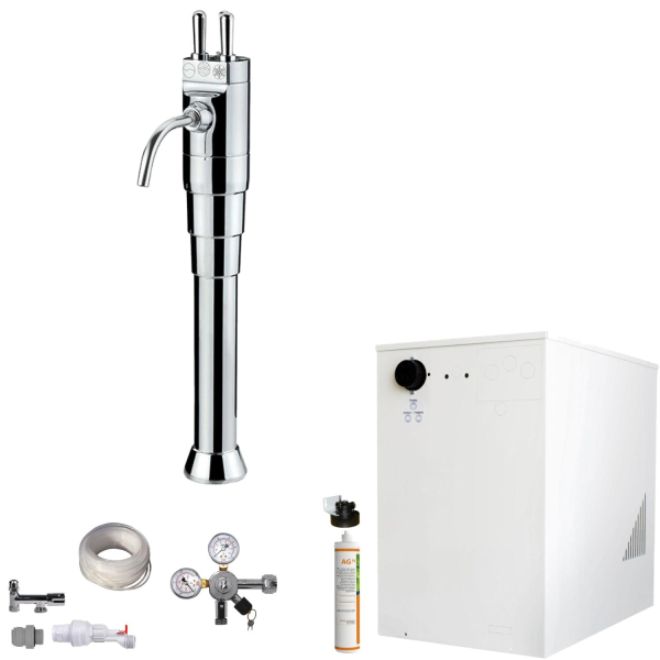 Wassersprudler BieTal® BT-30U Tafelwassergerät 3-Wege Classic mit Hebel Filter