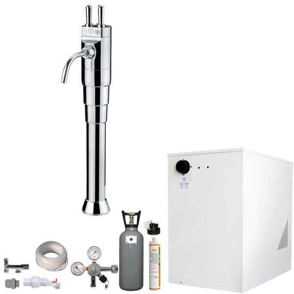 Wassersprudler BieTal® BT-30U Tafelwassergerät 3-Wege Classic Hebel Filter 6kg CO2