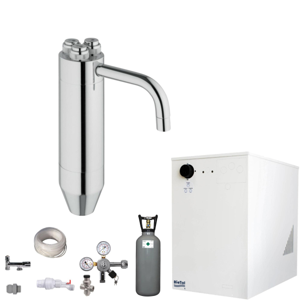 Wassersprudler BieTal® BT-30U Tafelwassergerät 3-Wege Classic Puls 245 6kg CO2