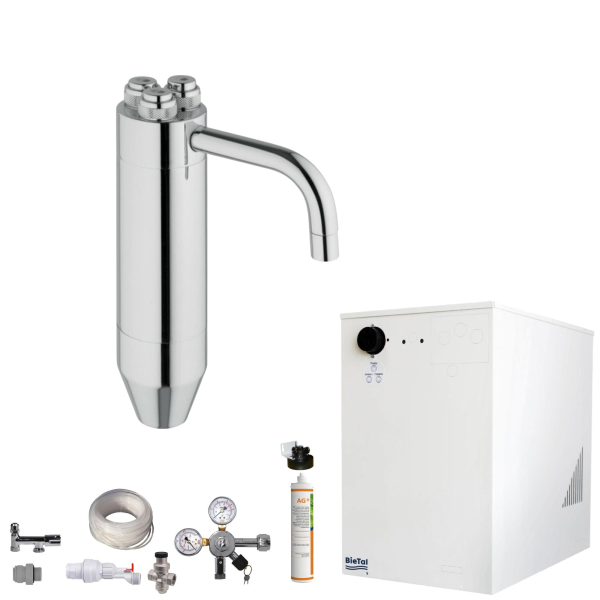 Wassersprudler BieTal® BT-30U Tafelwassergerät 3-Wege Classic Puls 245 Filter