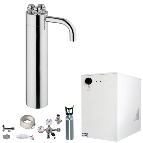 Wassersprudler BieTal® BT-30U Tafelwassergerät 3-Wege Classic Puls 335 2kg CO2