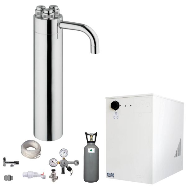 Wassersprudler BieTal® BT-30U Tafelwassergerät 3-Wege Classic Puls 335 6kg CO2