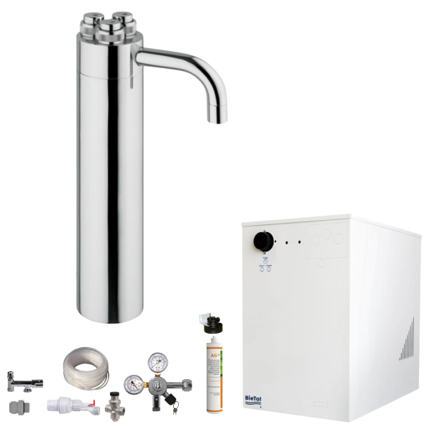 Wassersprudler BieTal® BT-30U Tafelwassergerät 3-Wege Classic Puls 335 Filter